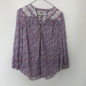 Ulla Johnson Floral Cotton Blouse